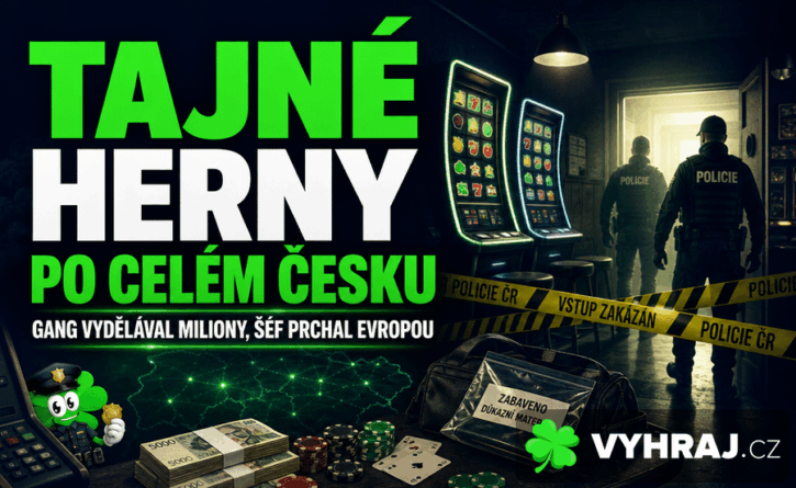 Tajné herny po celém Česku, rozbití gangu
