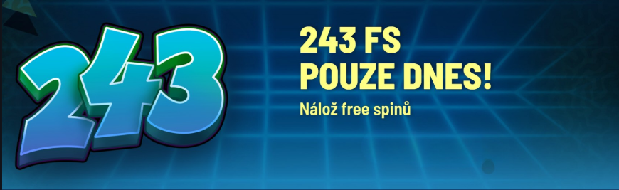 Apollo 243 free spinů banner
