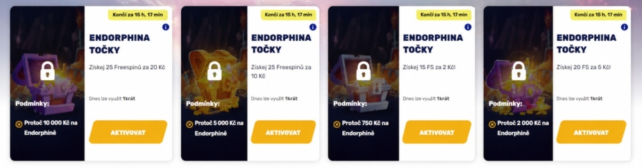 Endorphina točky