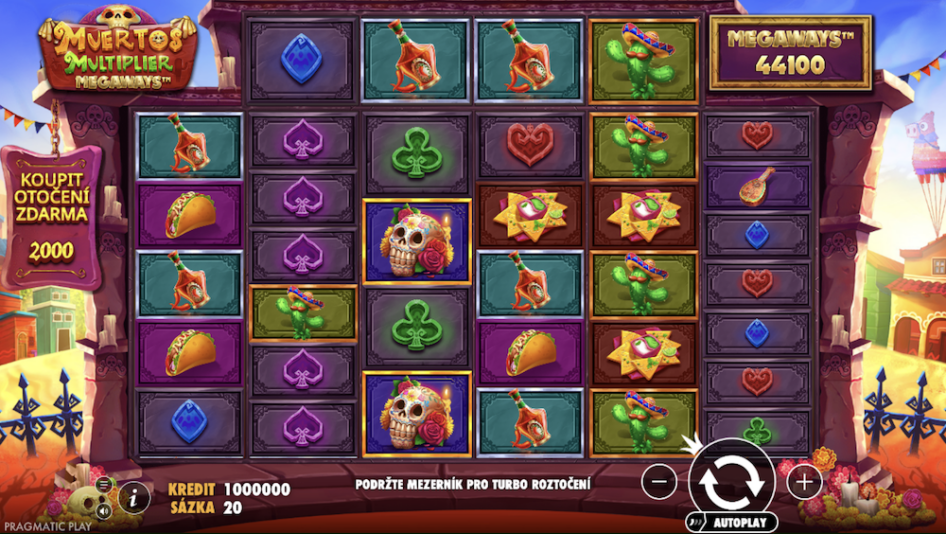 Muertos Multiplier Megaways od Pragmatic Play