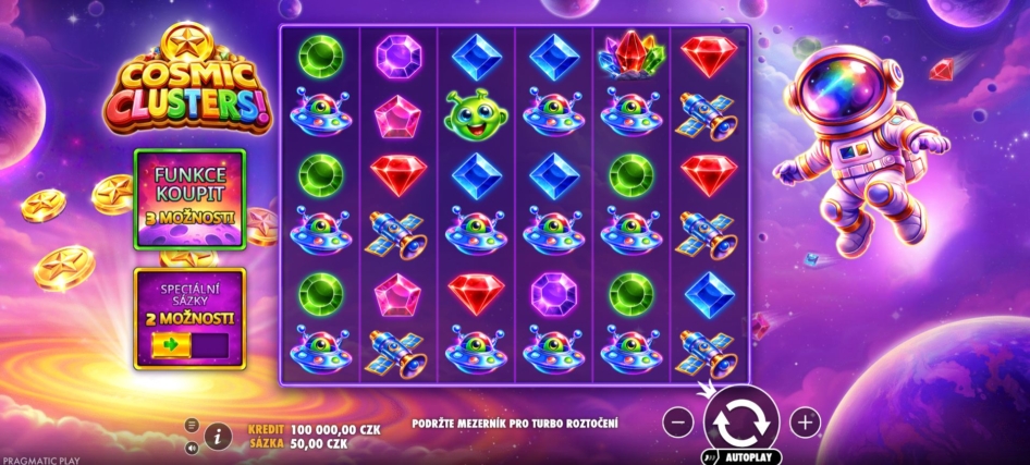 Cosmic Clusters! od Pragmatic Play