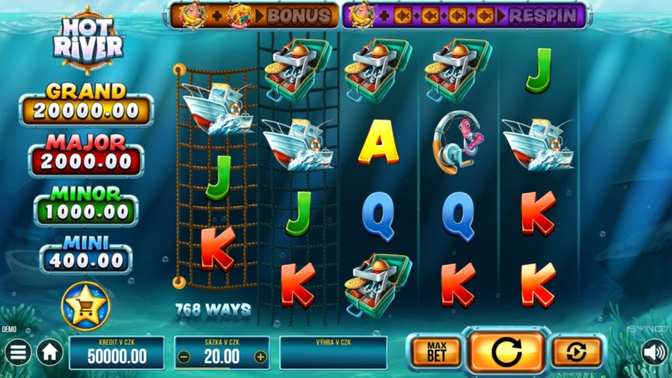 Hot River od SYNOT Games