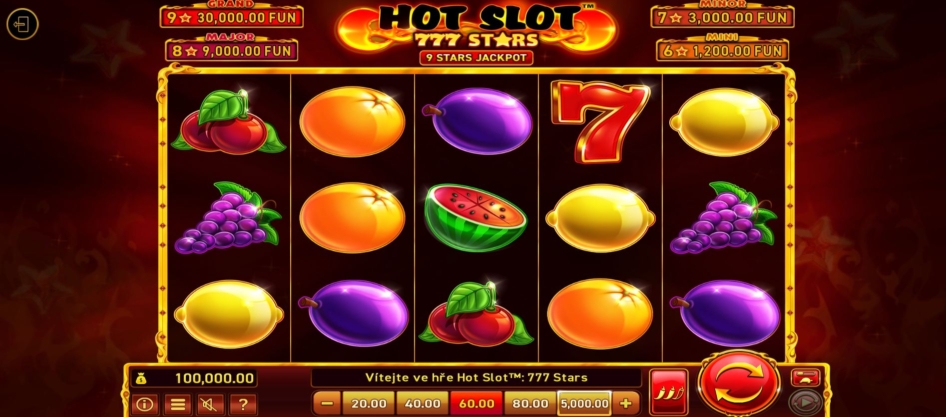 Hot Slot 777 Stars od Wazdan