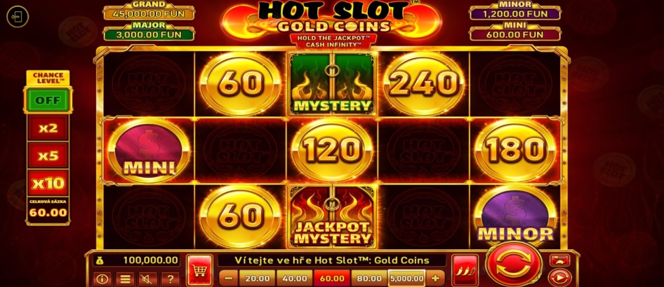 Hot Slot: Gold Coins od Wazdan