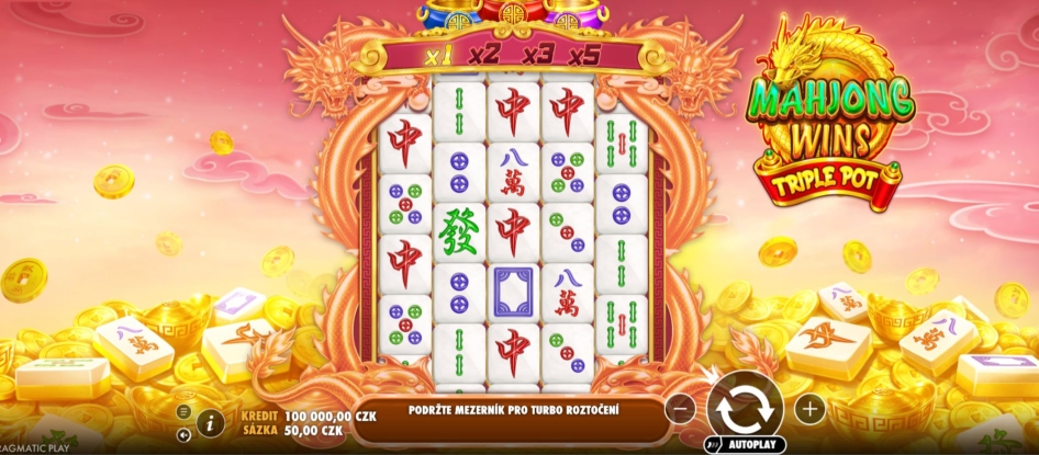 Mahjong Wins Triple Pot od Pragmatic Play