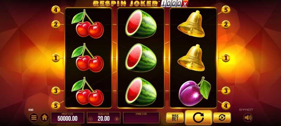Respin Joker 1000 od SYNOT Games