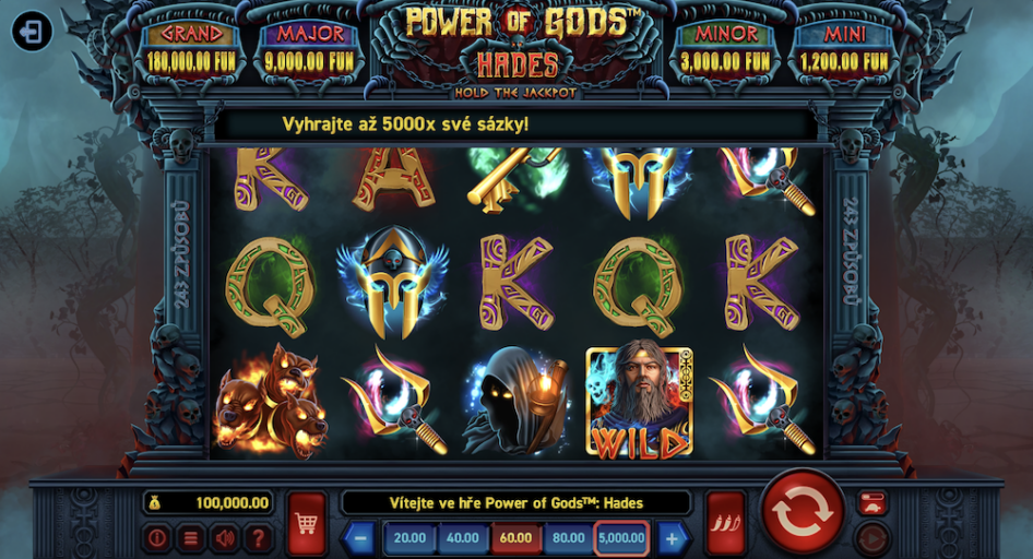 Power of Gods: Hades od Wazdan