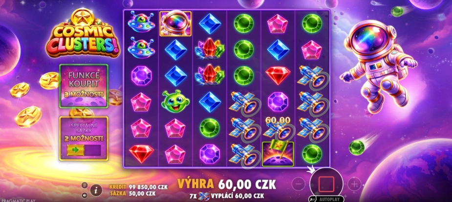 Téma a symbol Cosmic Clusters!