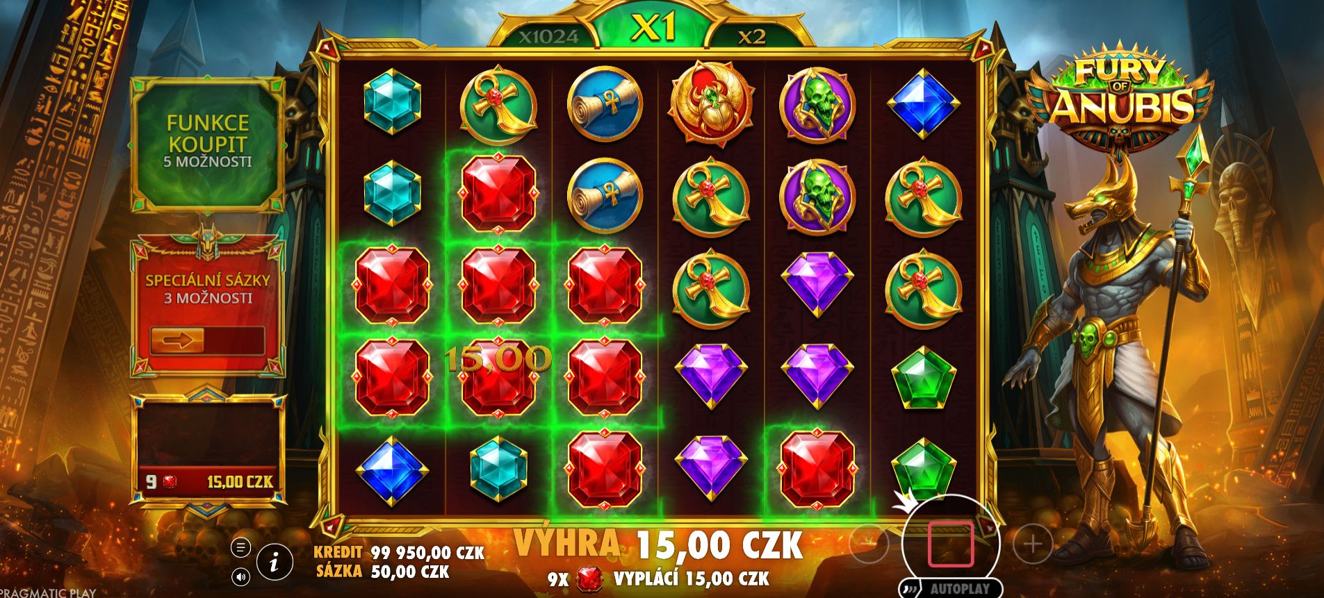 Téma a symboly Fury of Anubis