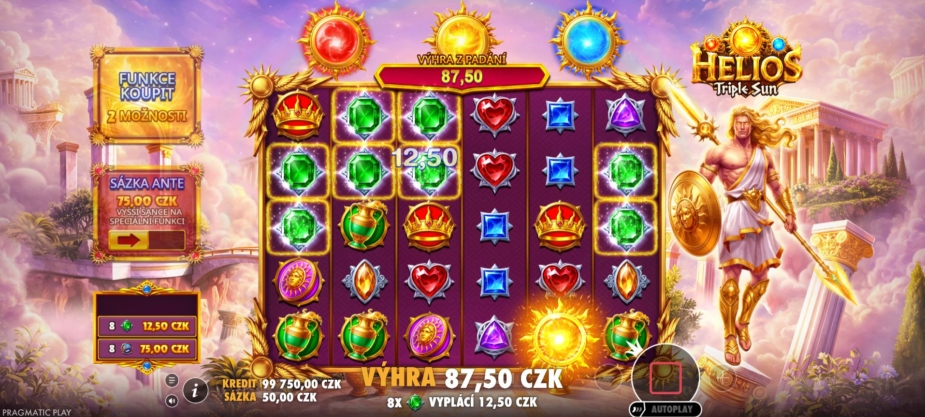 Téma a symboly Helios - Triple Sun