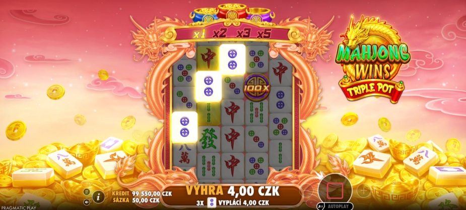 Téma a symboly Mahjong Wins Triple Pot