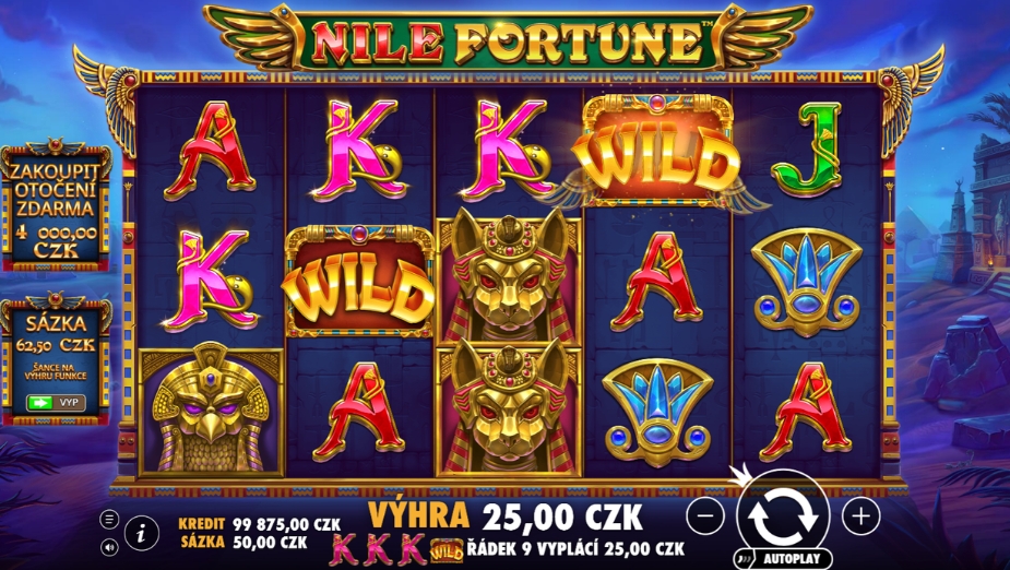 Téma a symboly Nile Fortune