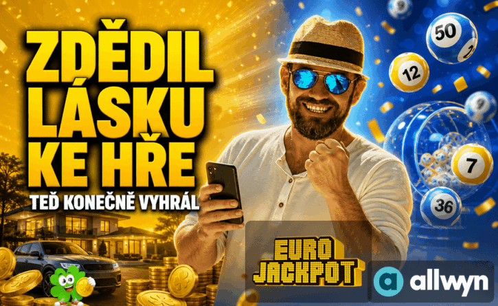 Vyhrál jackpot v Eurojackpotu