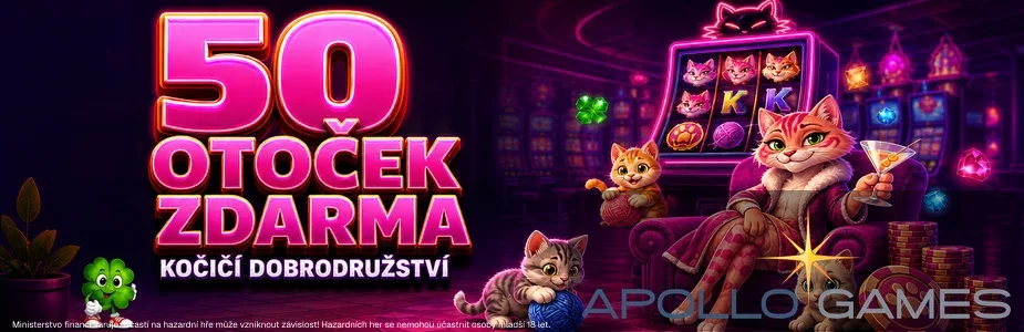 50 otoček zdarma u Apollo Games