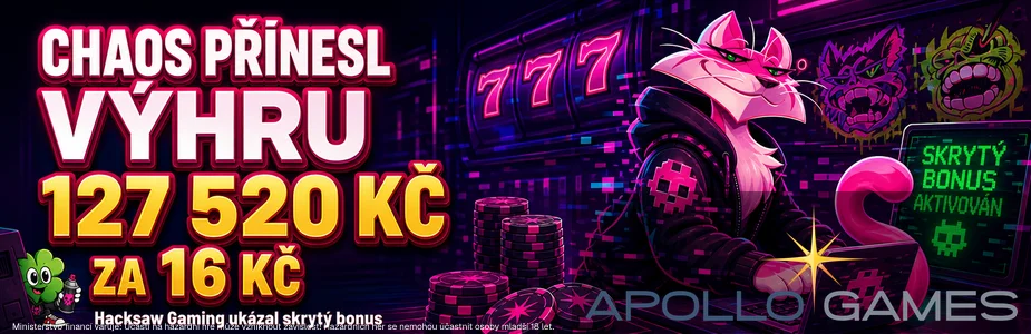 Výhra 127 520 Kč v Apollo Games