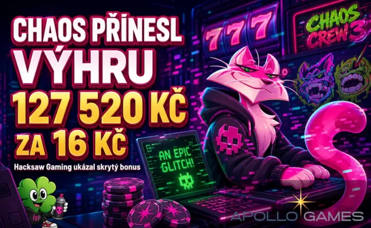 Výhra 127 520 Kč v Apollo Games