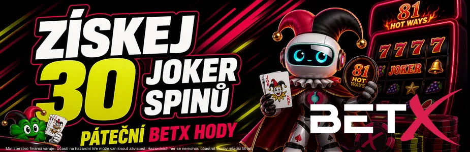Získej 30 free spinů v BetX
