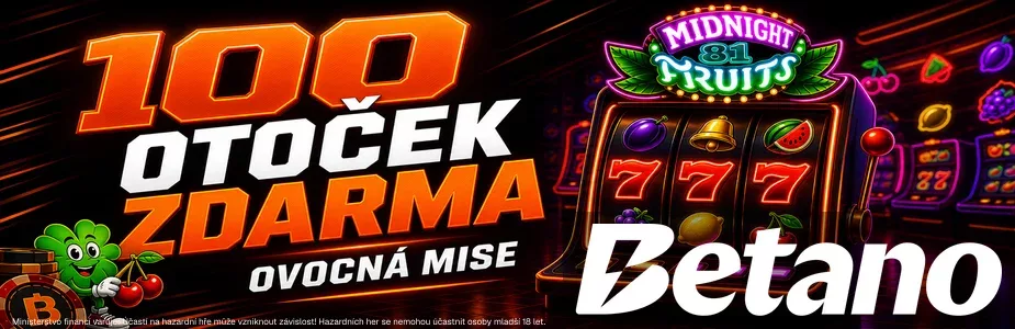 100 otoček zdarma u Betana