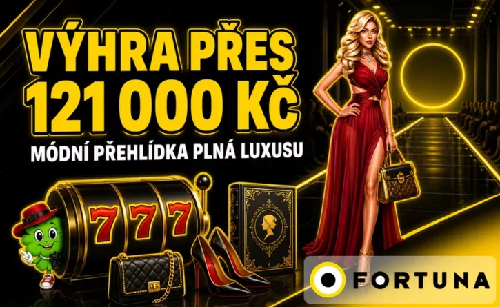 Výhra přes 121 000 Kč u Fortuny
