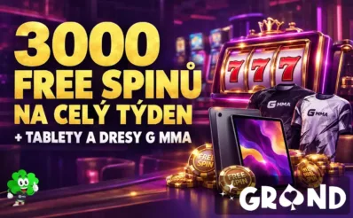 Týdenní renta u Grandwinu o 3000 FS + tablet a dres
