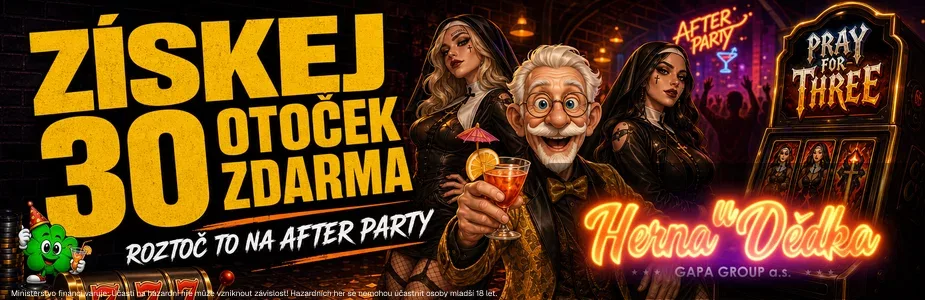 Získej 30 otoček zdarma v Herně u Dědka