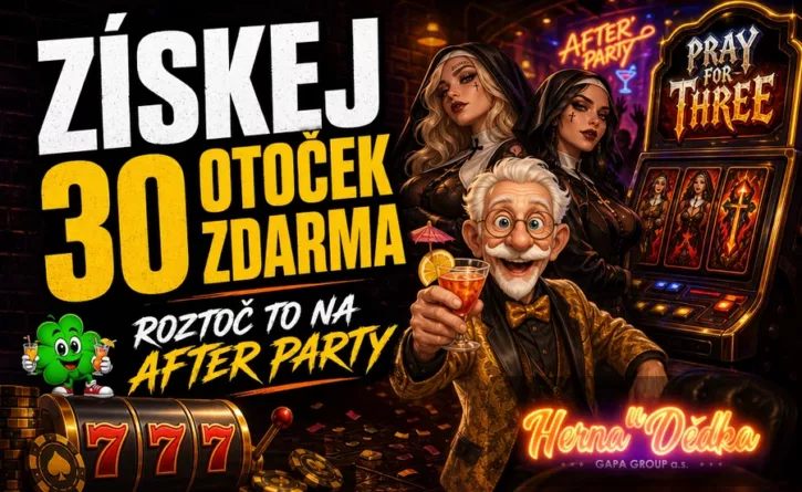 Získej 30 otoček zdarma v Herně u Dědka