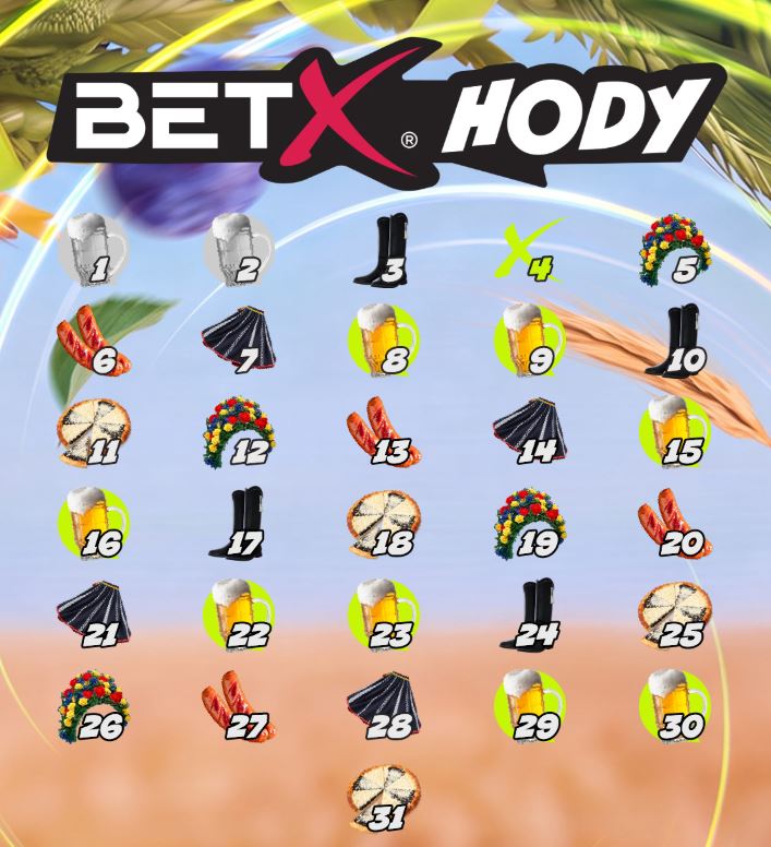Kalendář BetX hody