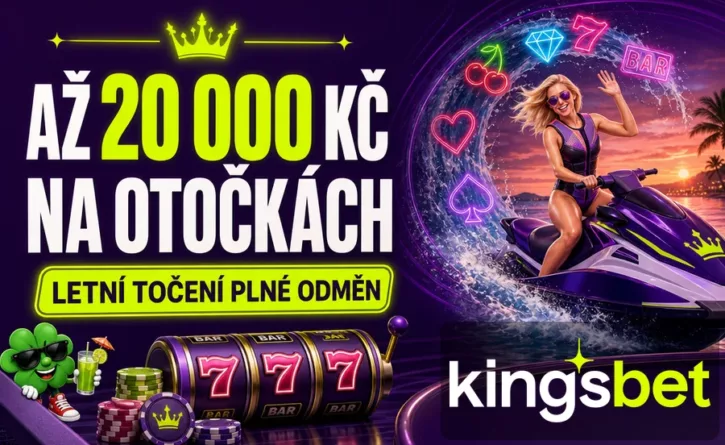 Letní točení plné odměň u Kingsbetu