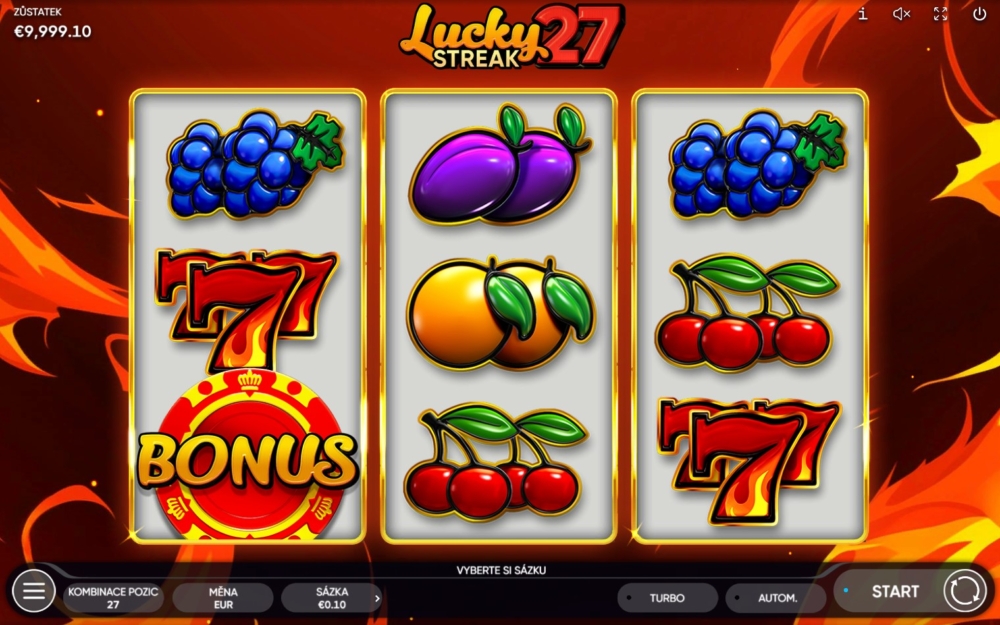 Automat Lucky Streak 27 od Endorphina