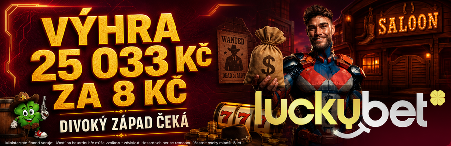Výhra 25 033 Kč v LuckyBet