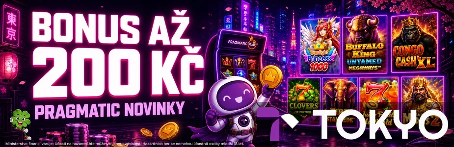 Bonus až 200 Kč u Tokya