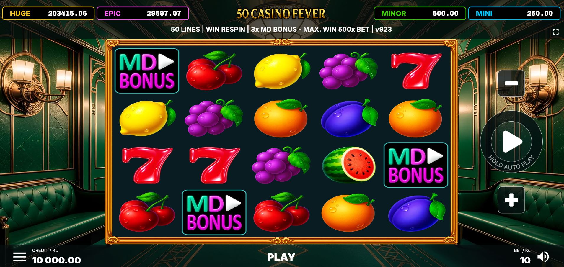 50 casino fever automat