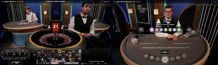 Nonstop live Ruleta a Black Jack