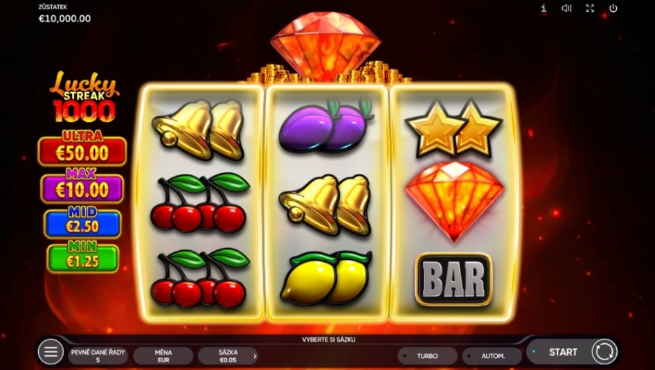 Lucky Streak 1000 od Endorphina