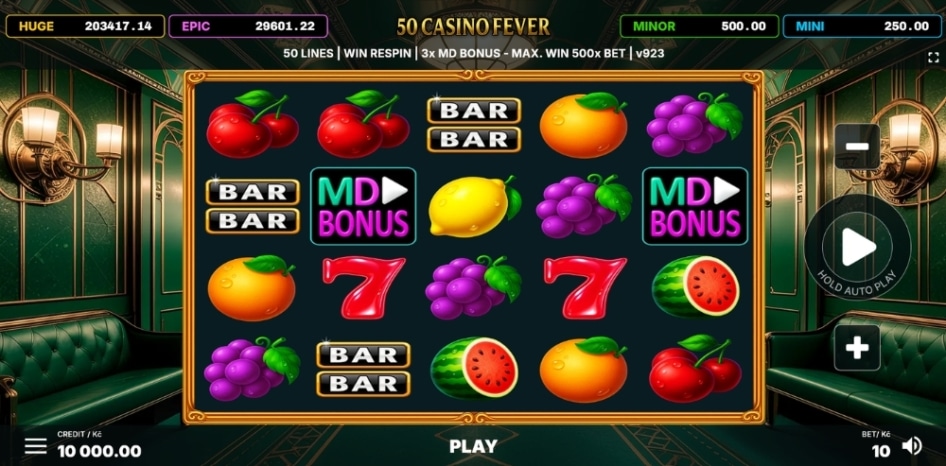 50 Casino Fever od ArtiPlay