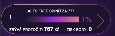 Měřák bonusu GrandWin