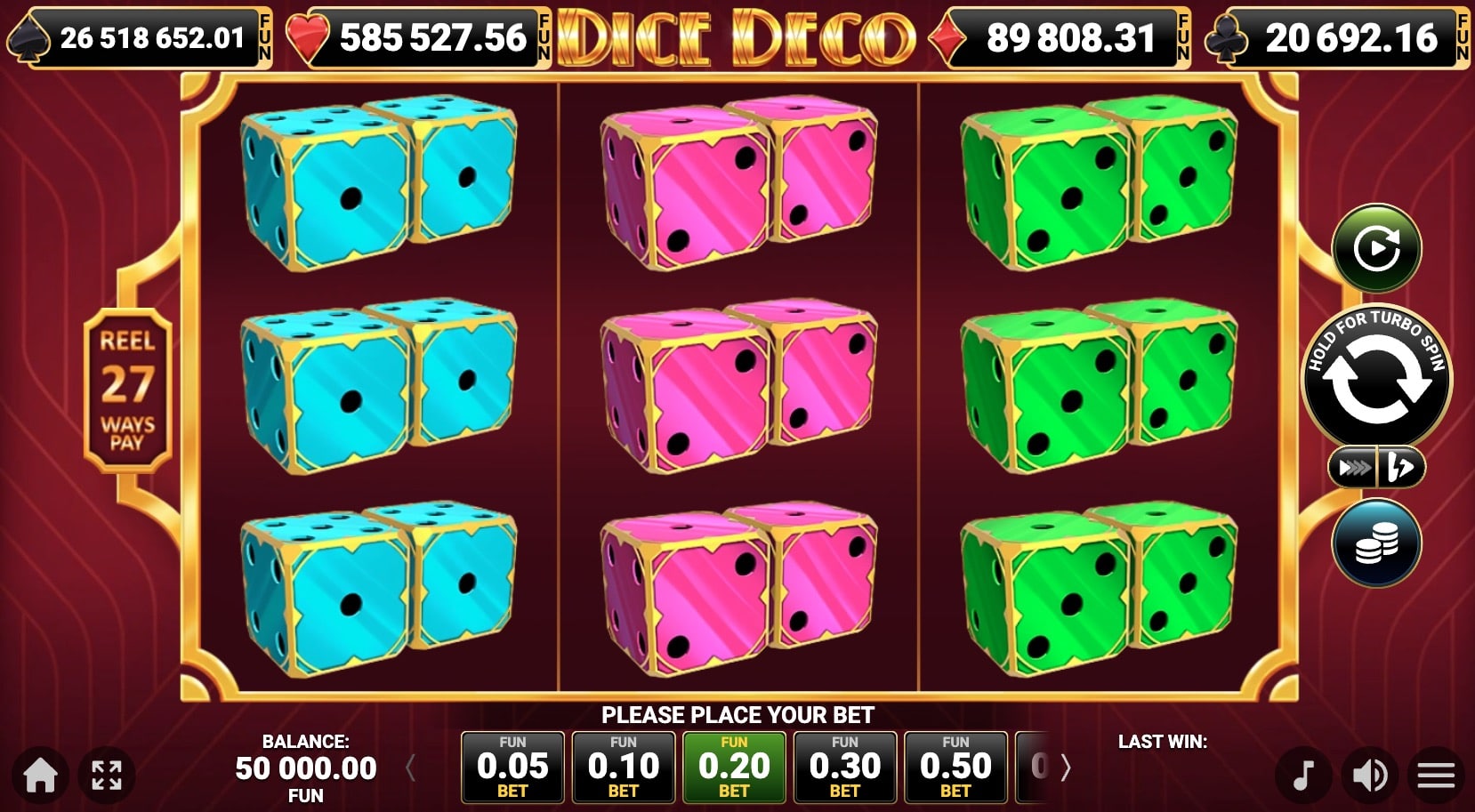 Dice Deco hra