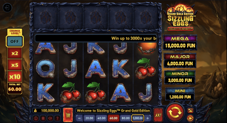 Sizzling Eggs Grand Gold Edition od Wazdan