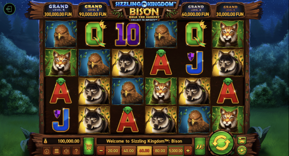 Sizzling Kingdom: Bison od Wazdan
