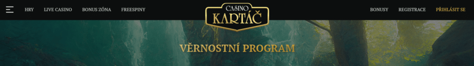 Casino Kartáč Věrnostní porgram