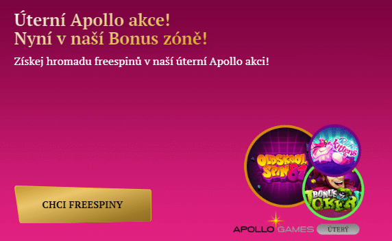 Úterní Apollo Games bonus