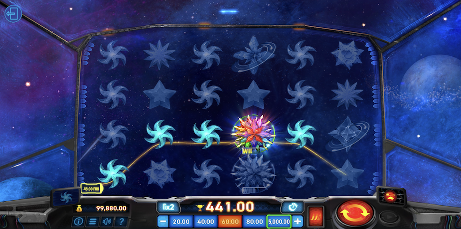 Téma a symboly Space Spins