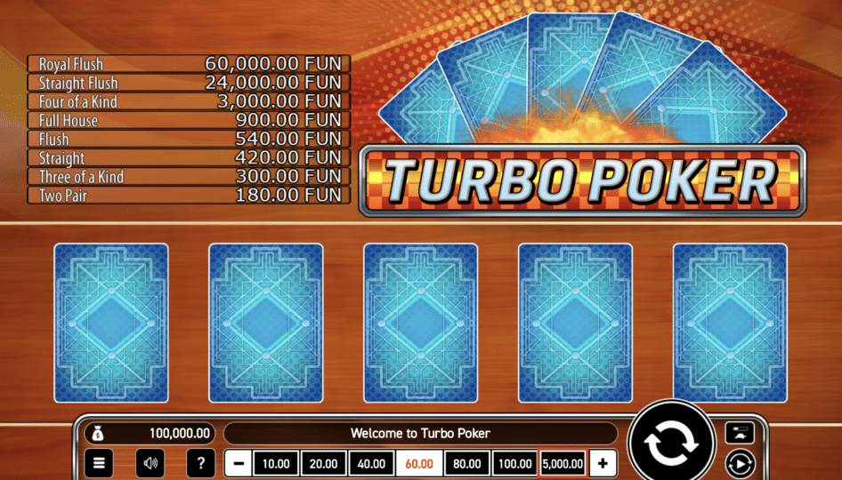 Turbo Poker od Wazdan