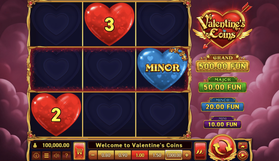 Valentine’s Coins od Wazdan