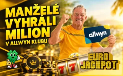 Výhra v Allwyn klubu jim přinesla milion korun