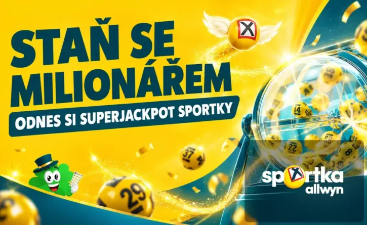 Dnes se u Sportky hraje o stamiliony.