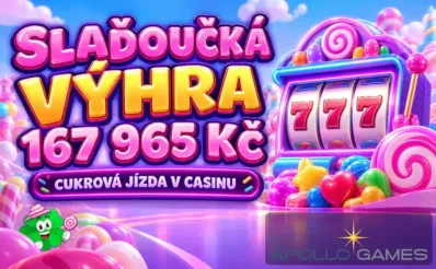Výhra u Apolla přes 160 tisíc Kč