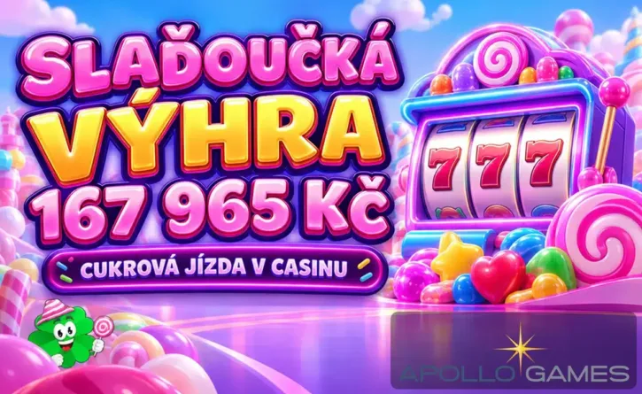 Výhra u Apolla přes 160 tisíc Kč