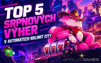 TOP 5 srpnových výher v Apollo Games