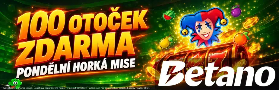 100 otoček zdarma u Betana